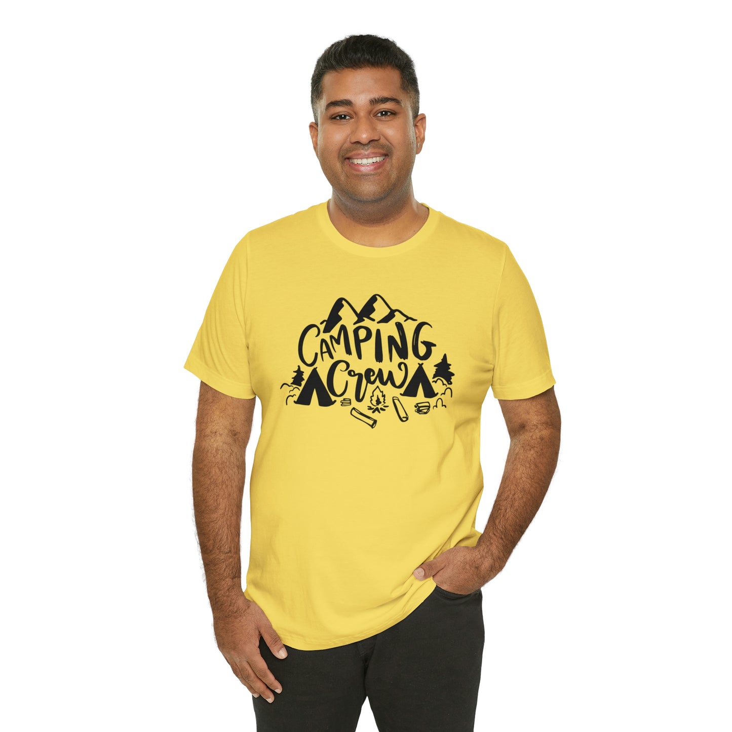 Camping Crew- Unisex Jersey Short Sleeve Tee