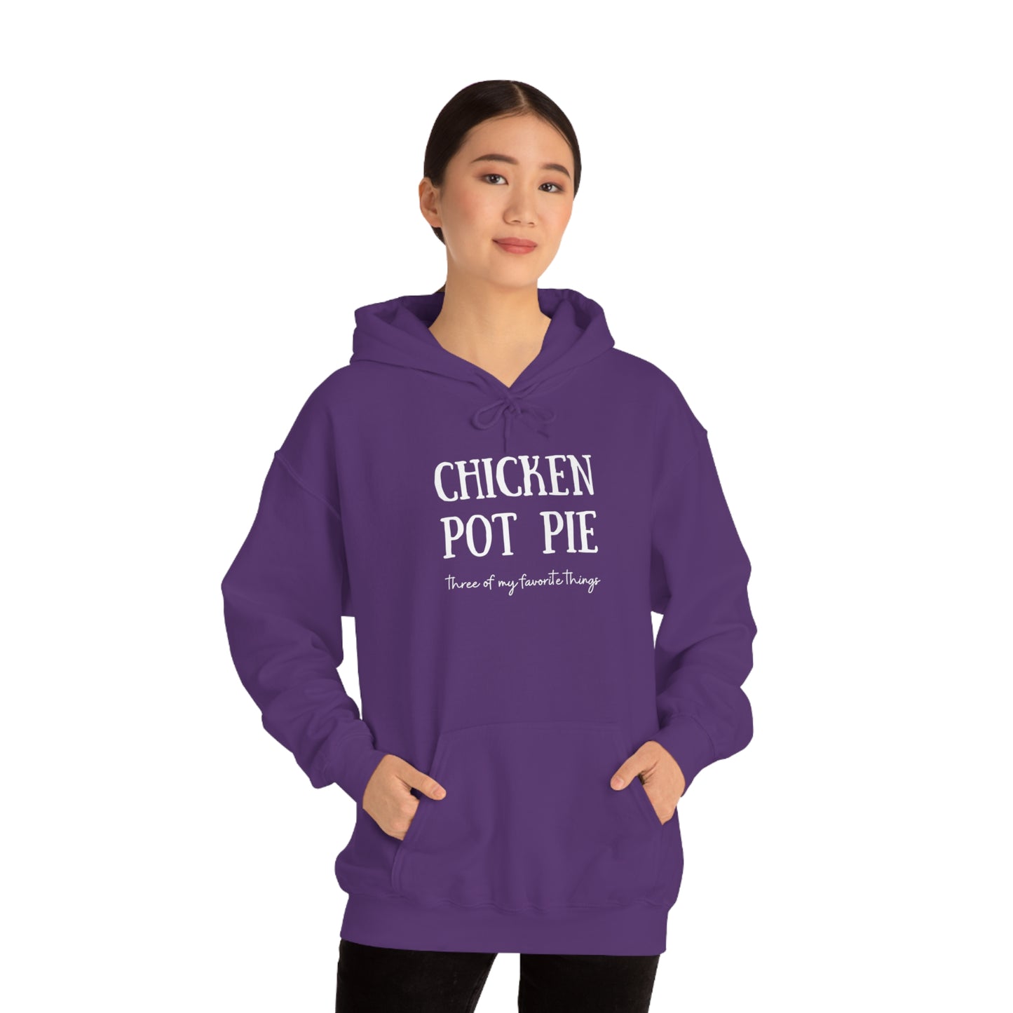 Chicken Pot Pie- Unisex Heavy Blend™ Hooded Sweatshirt