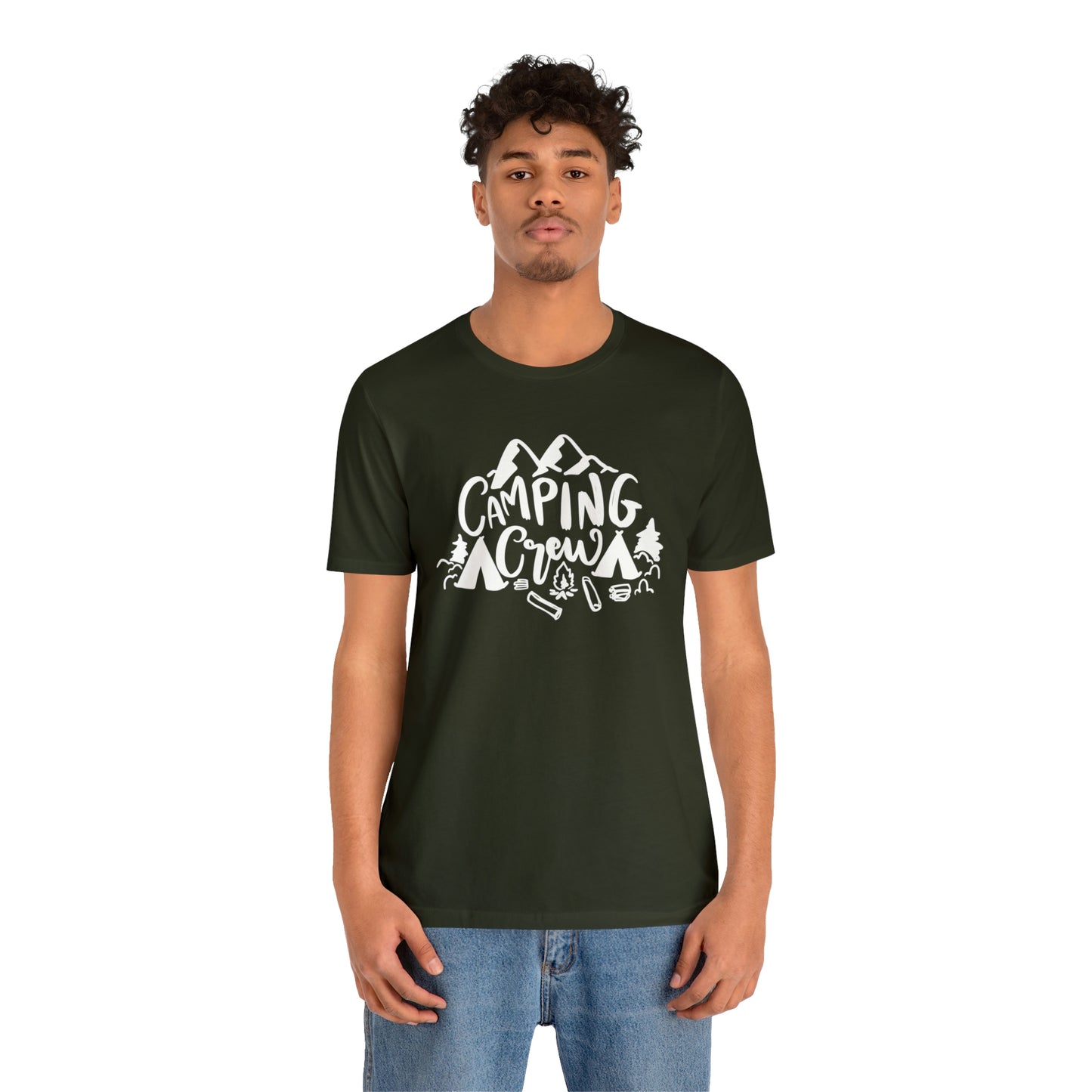 Camping Crew- Unisex Jersey Short Sleeve Tee