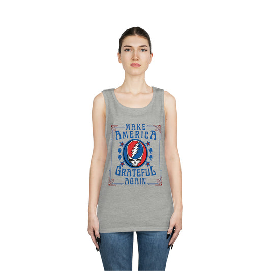 Make America Grateful Again- Unisex Heavy Cotton Tank Top