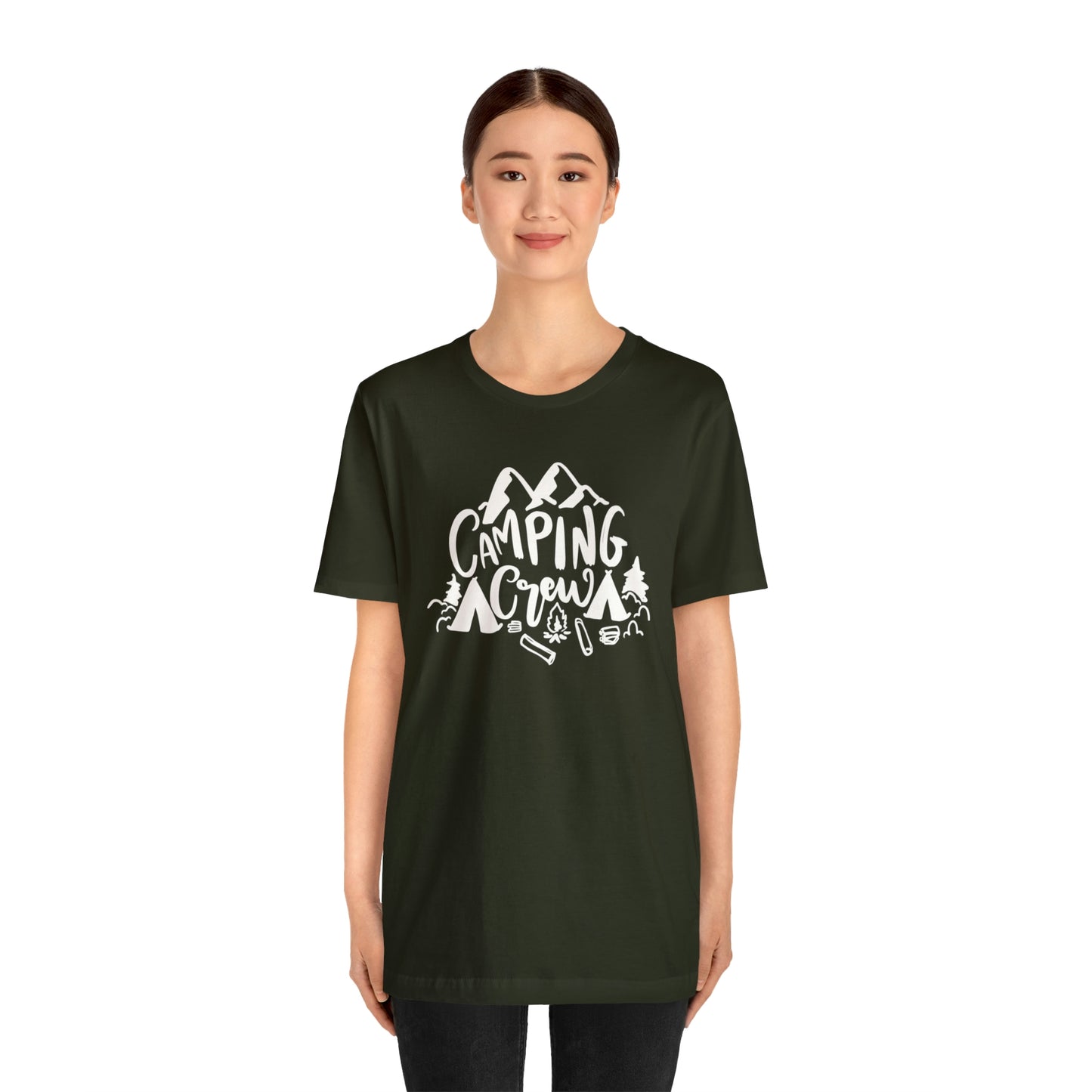 Camping Crew- Unisex Jersey Short Sleeve Tee