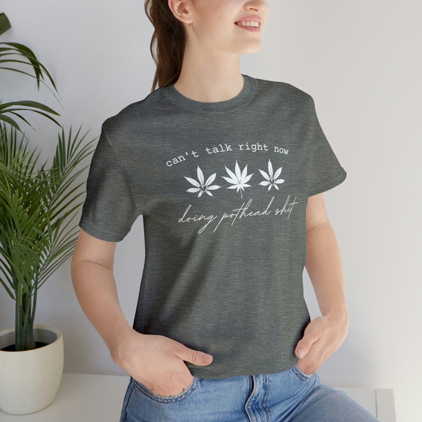 Doing Pothead Sh*t - Unisex Jersey Short Sleeve Tee