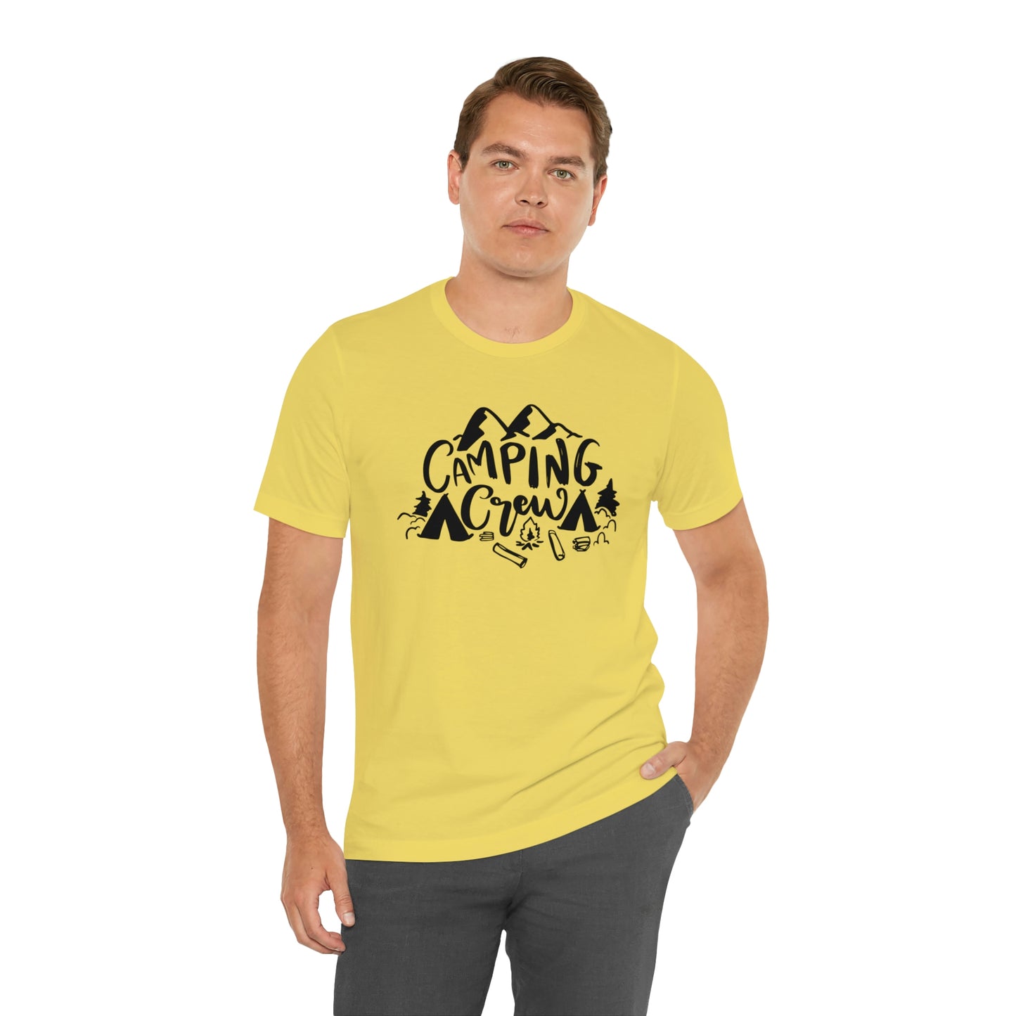 Camping Crew- Unisex Jersey Short Sleeve Tee