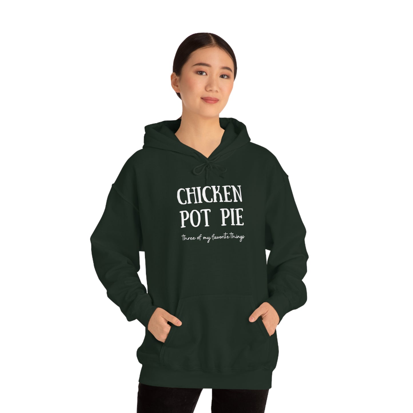 Chicken Pot Pie- Unisex Heavy Blend™ Hooded Sweatshirt