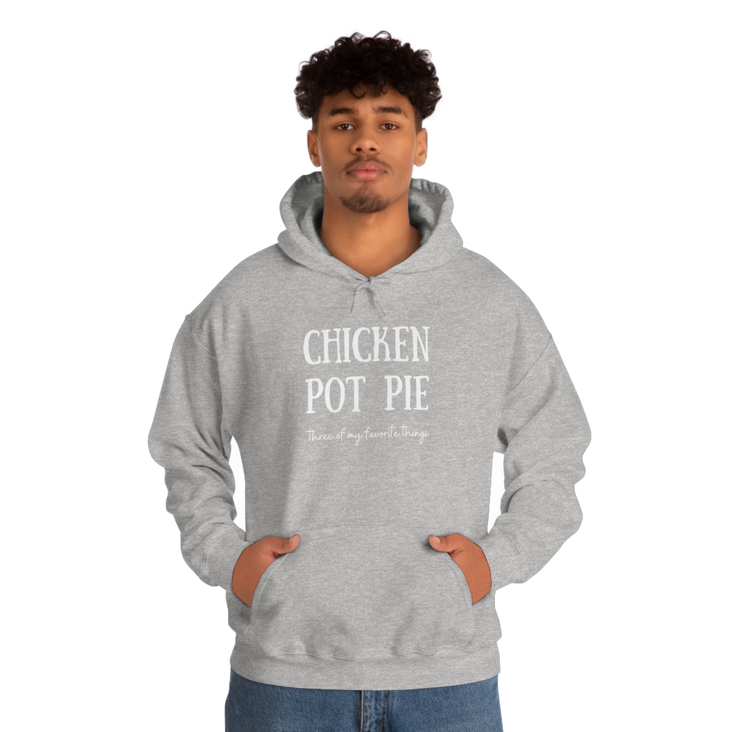 Chicken Pot Pie- Unisex Heavy Blend™ Hooded Sweatshirt