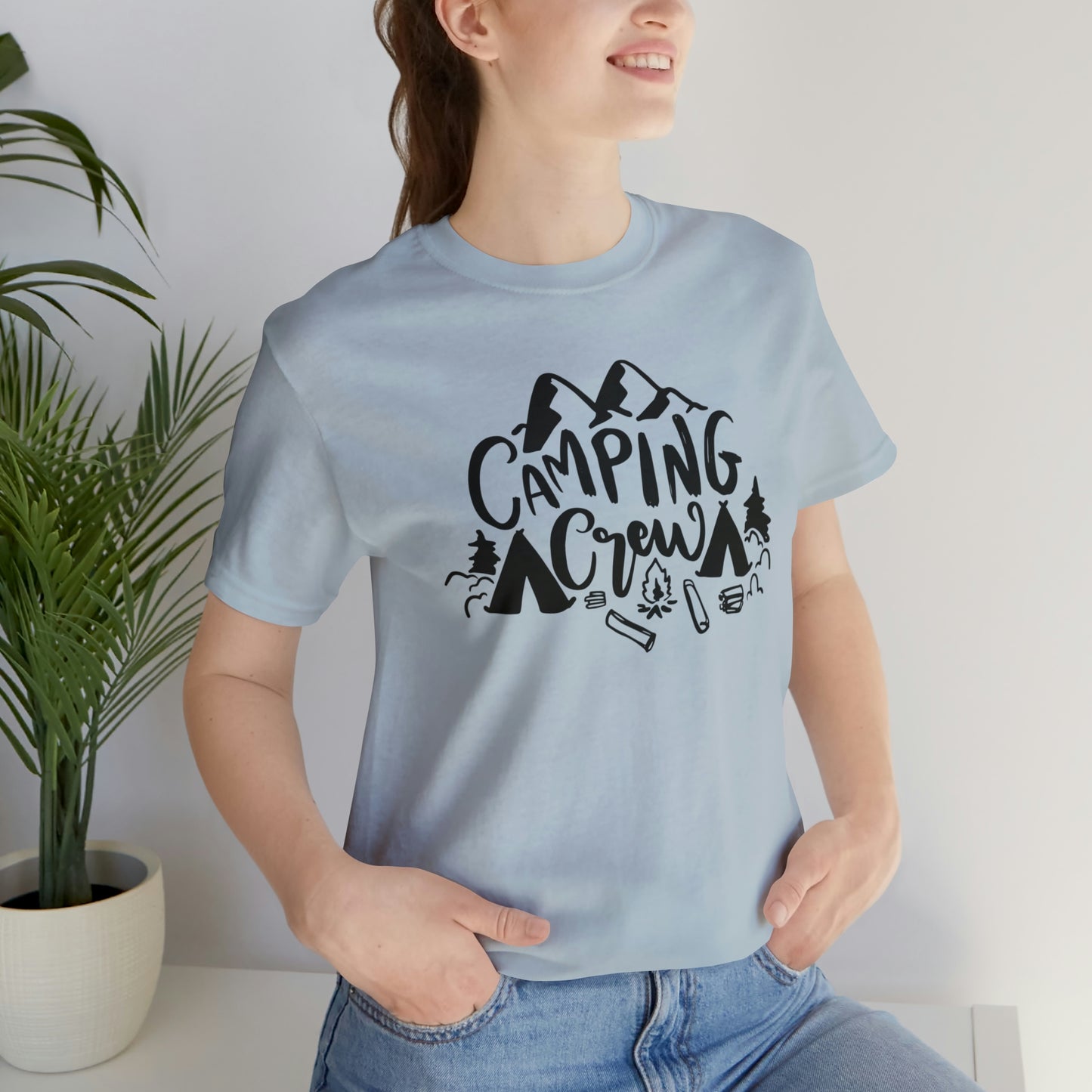 Camping Crew- Unisex Jersey Short Sleeve Tee