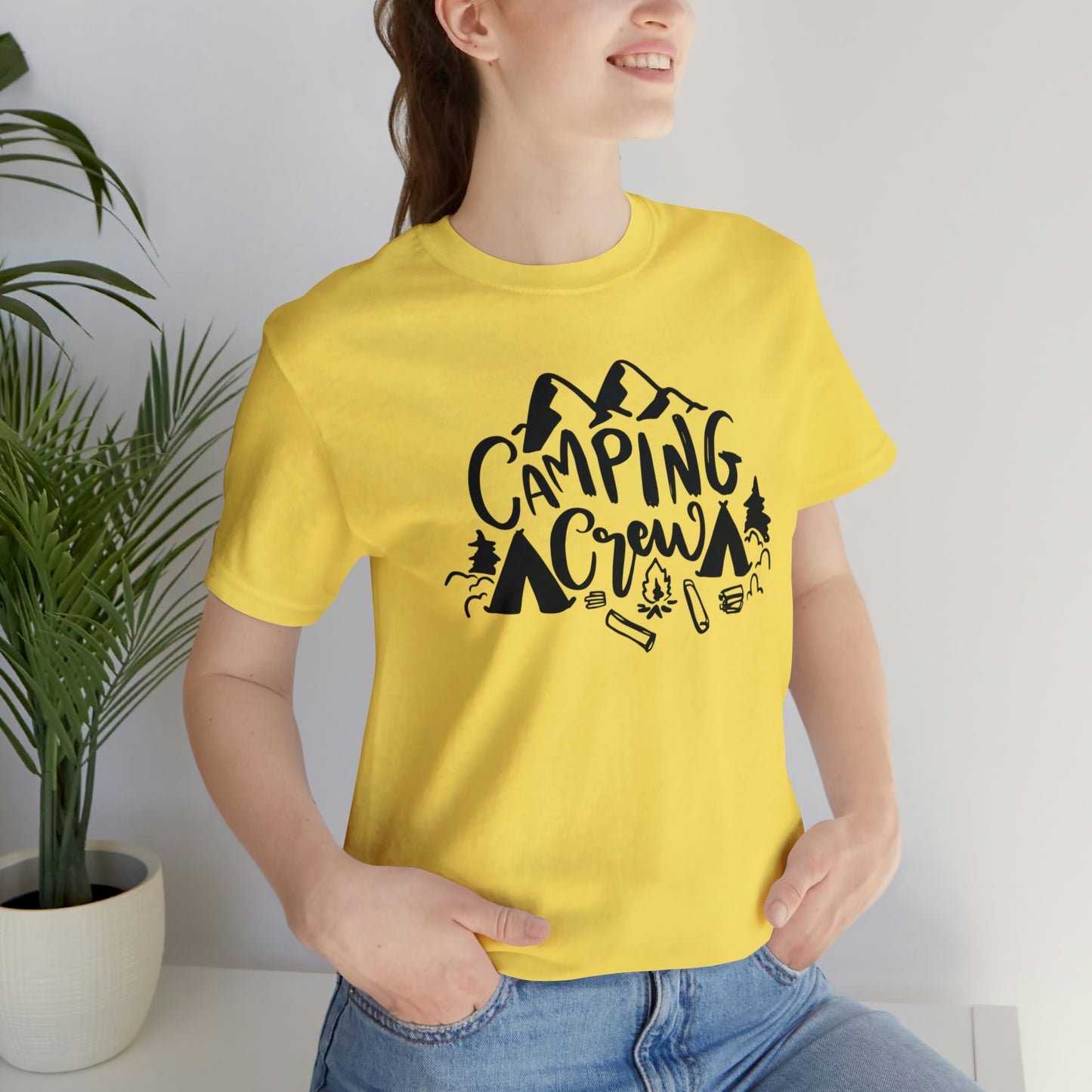 Camping Crew- Unisex Jersey Short Sleeve Tee