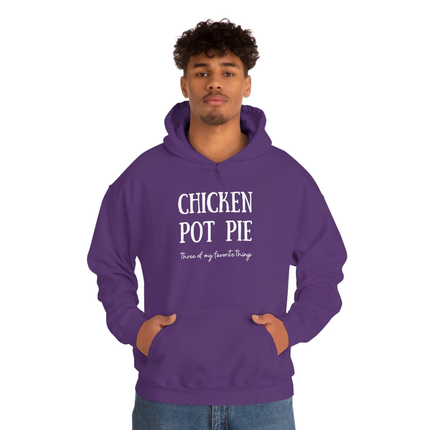 Chicken Pot Pie- Unisex Heavy Blend™ Hooded Sweatshirt