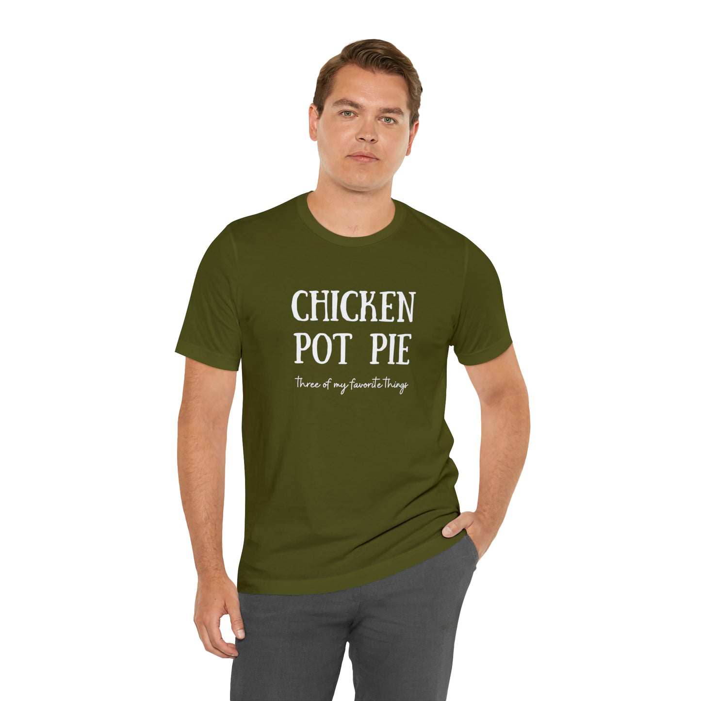 Chicken Pot Pie- Unisex Jersey Short Sleeve Tee