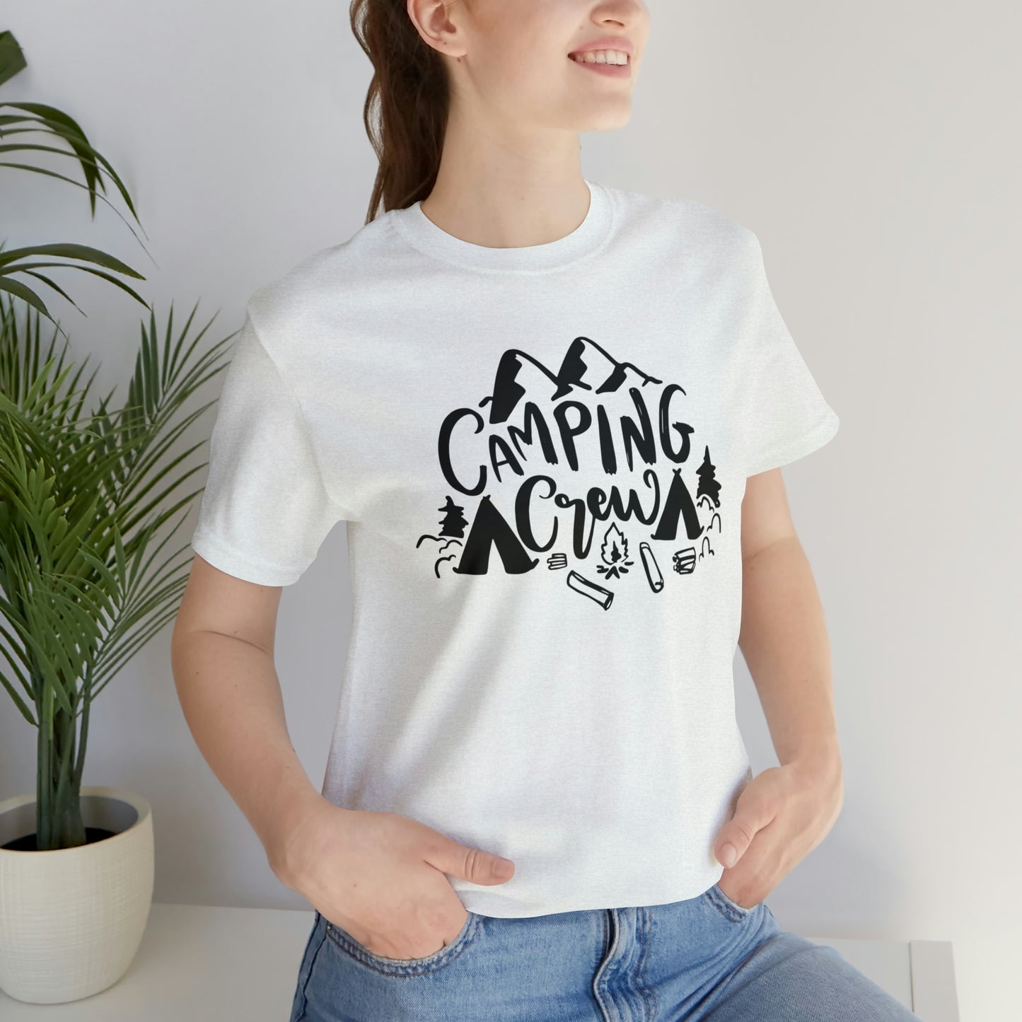 Camping Crew- Unisex Jersey Short Sleeve Tee