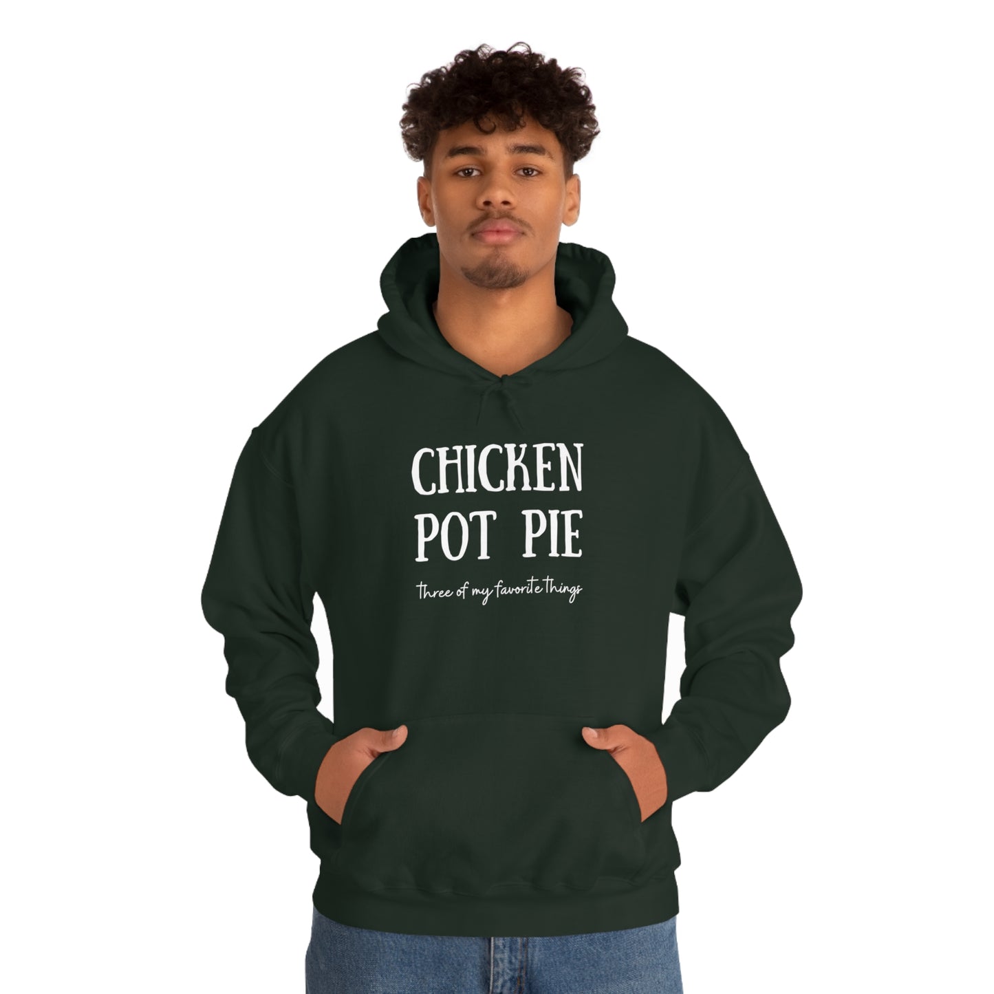 Chicken Pot Pie- Unisex Heavy Blend™ Hooded Sweatshirt