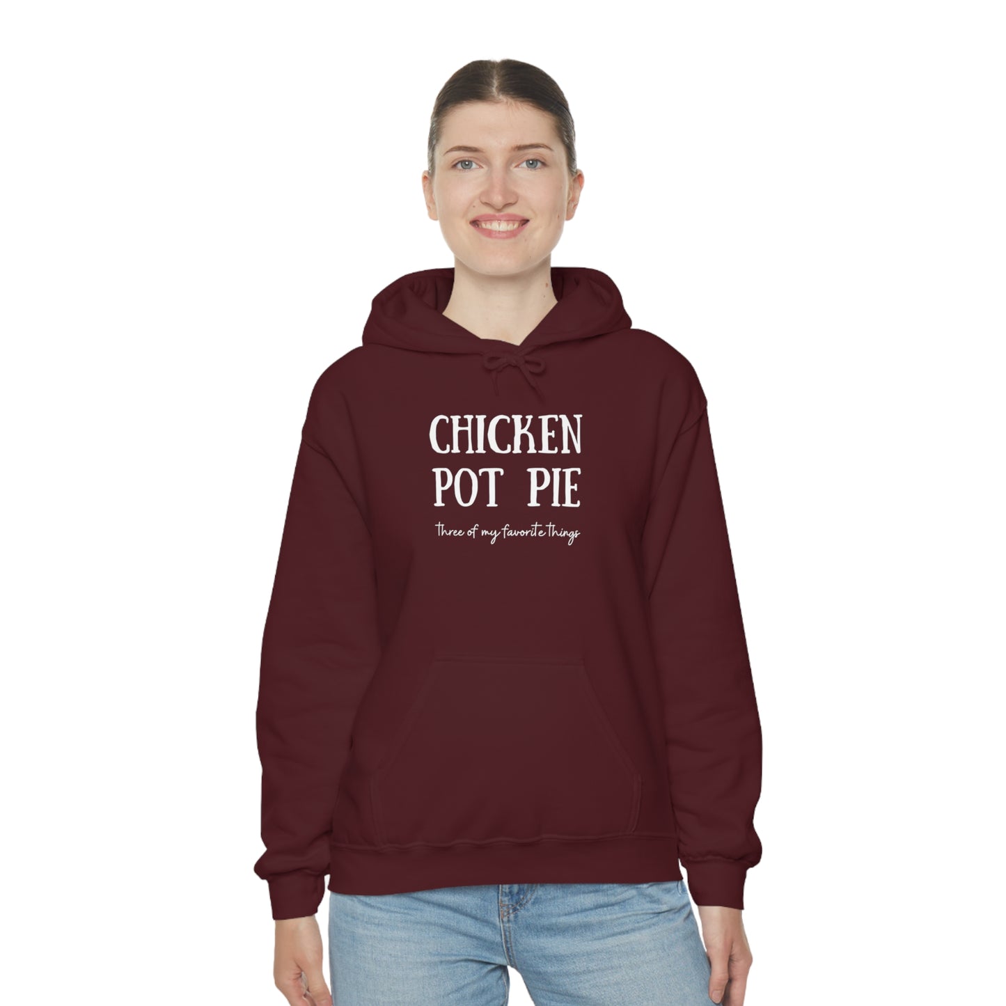 Chicken Pot Pie- Unisex Heavy Blend™ Hooded Sweatshirt