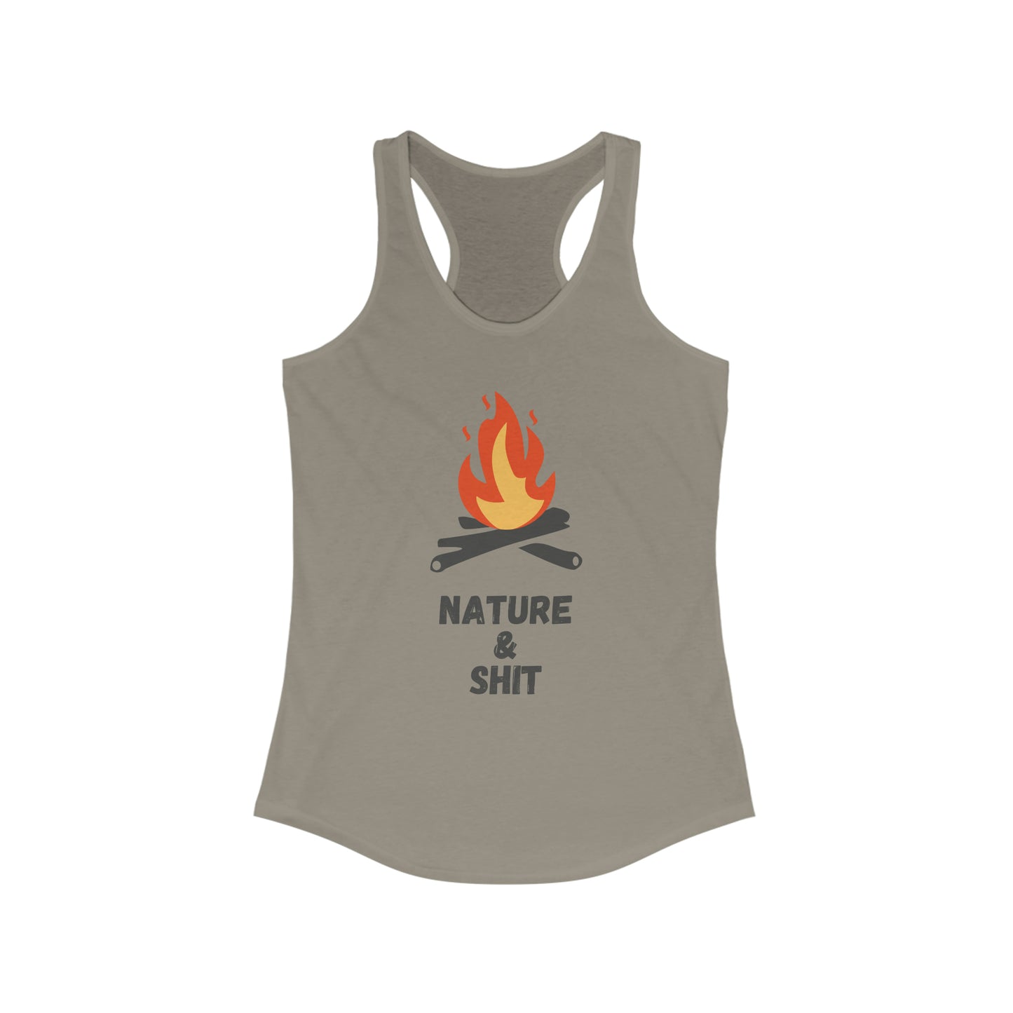 Nature & Sh*t - Women's Ideal Racerback Tank