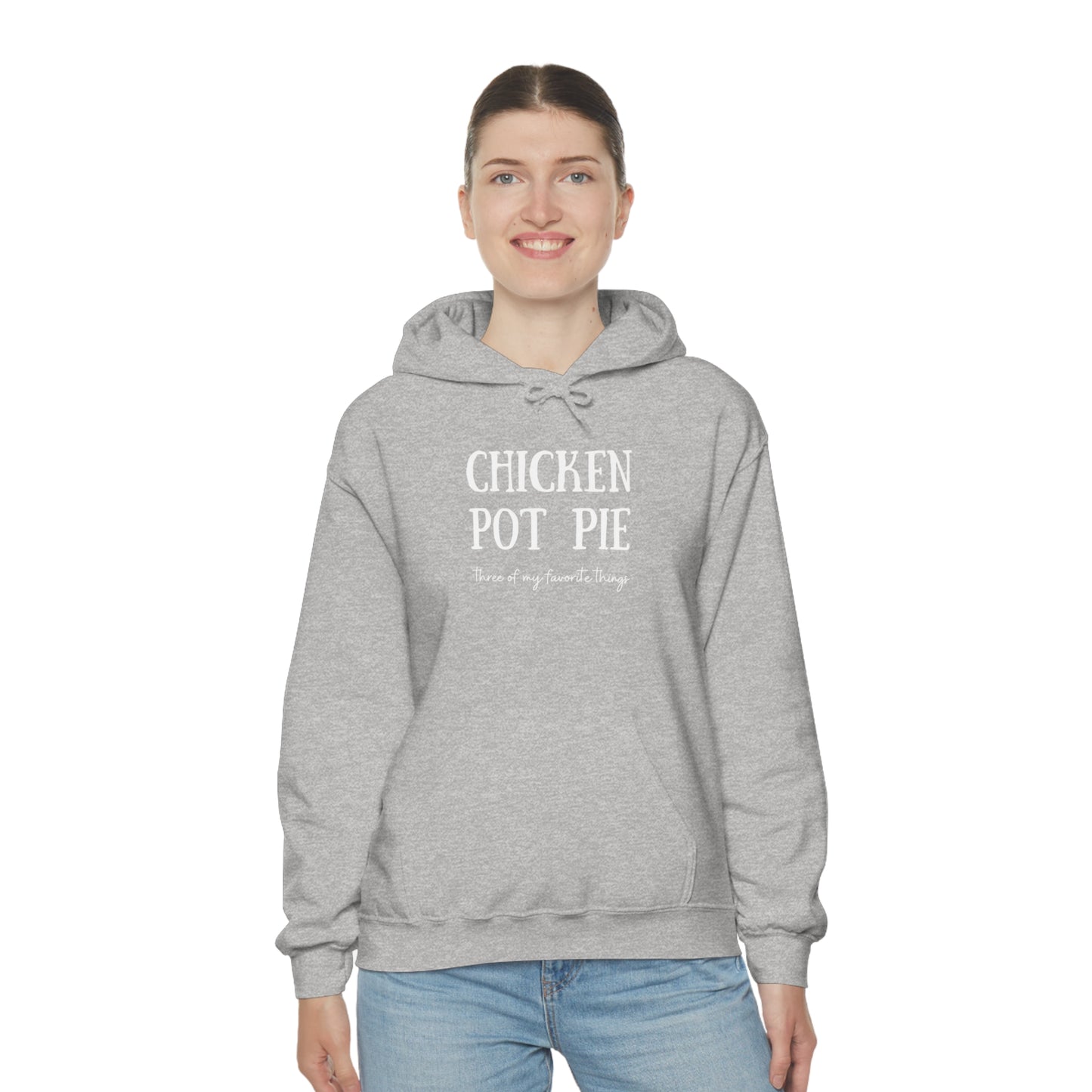 Chicken Pot Pie- Unisex Heavy Blend™ Hooded Sweatshirt