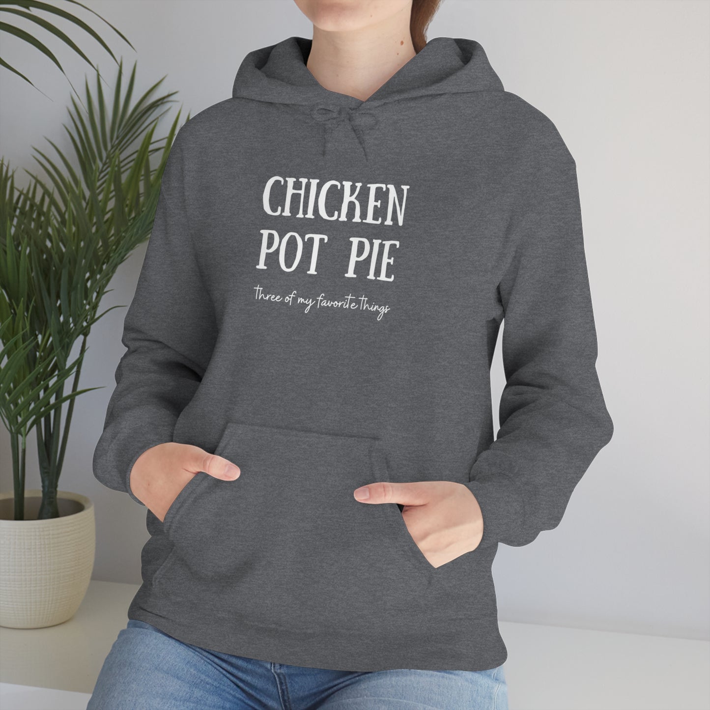 Chicken Pot Pie- Unisex Heavy Blend™ Hooded Sweatshirt