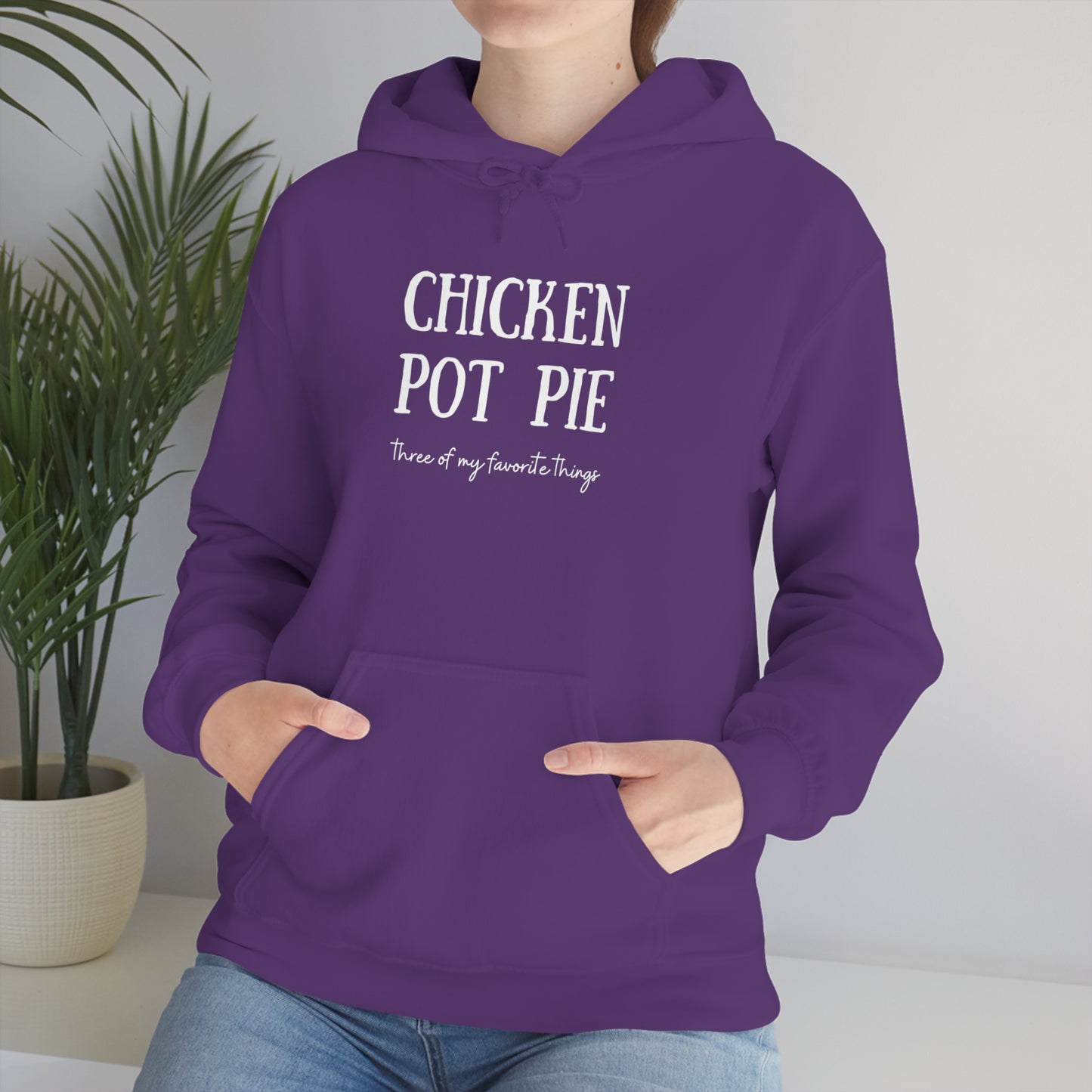 Chicken Pot Pie- Unisex Heavy Blend™ Hooded Sweatshirt