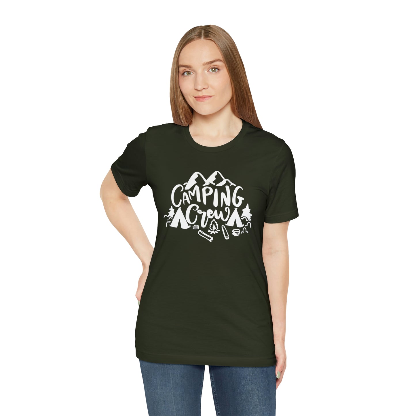 Camping Crew- Unisex Jersey Short Sleeve Tee