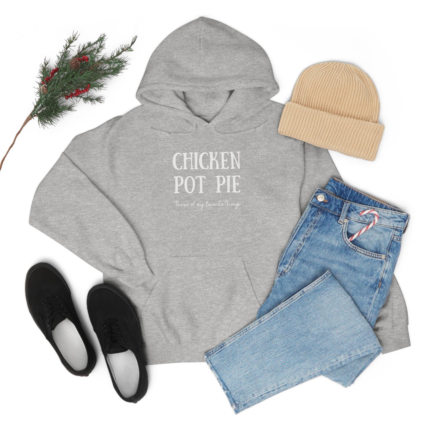 Chicken Pot Pie- Unisex Heavy Blend™ Hooded Sweatshirt