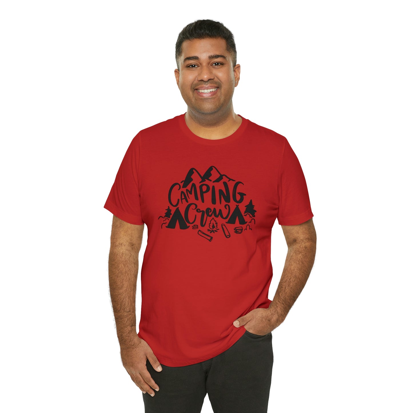 Camping Crew- Unisex Jersey Short Sleeve Tee