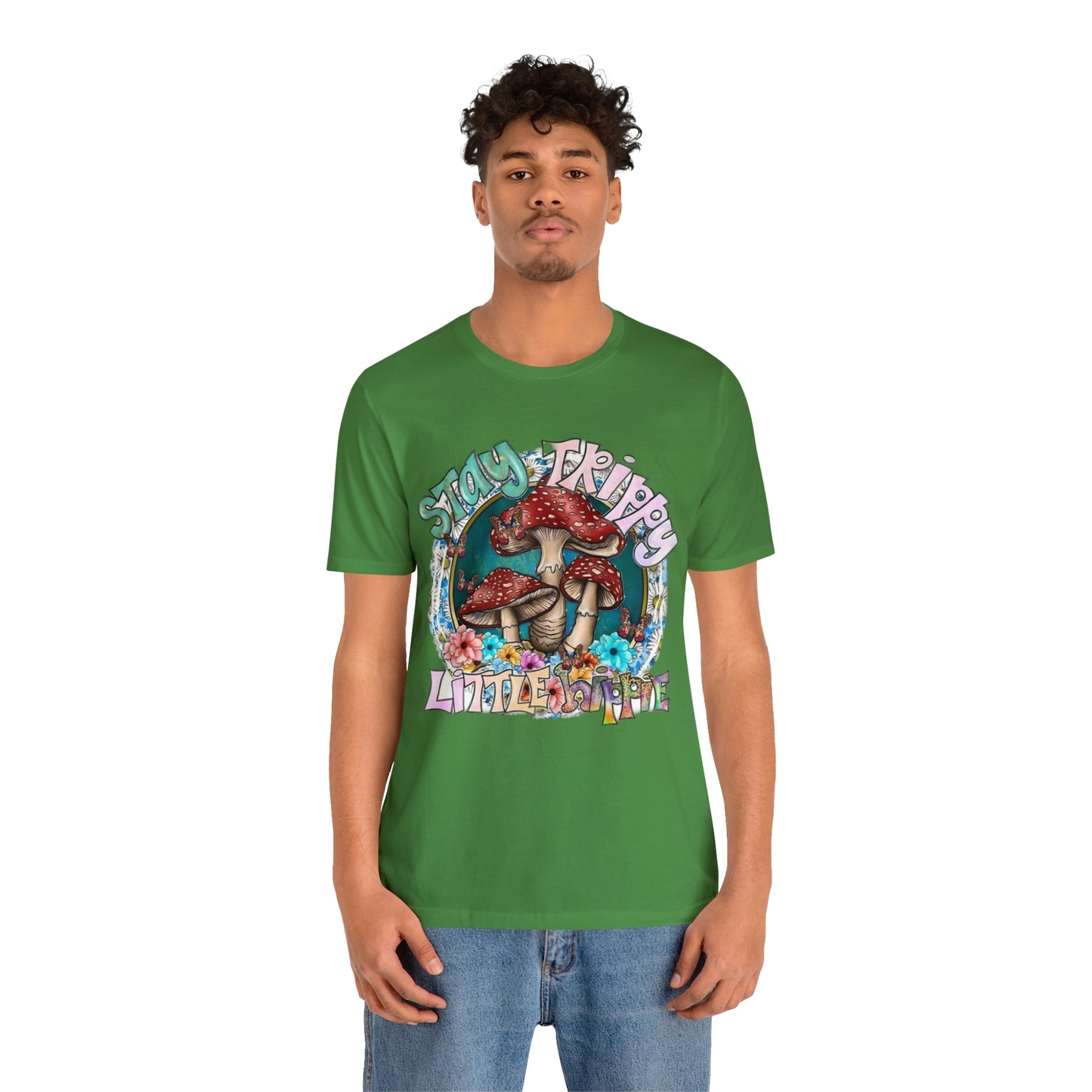 Stay Trippy Little Hippie- Unisex Jersey Short Sleeve Tee