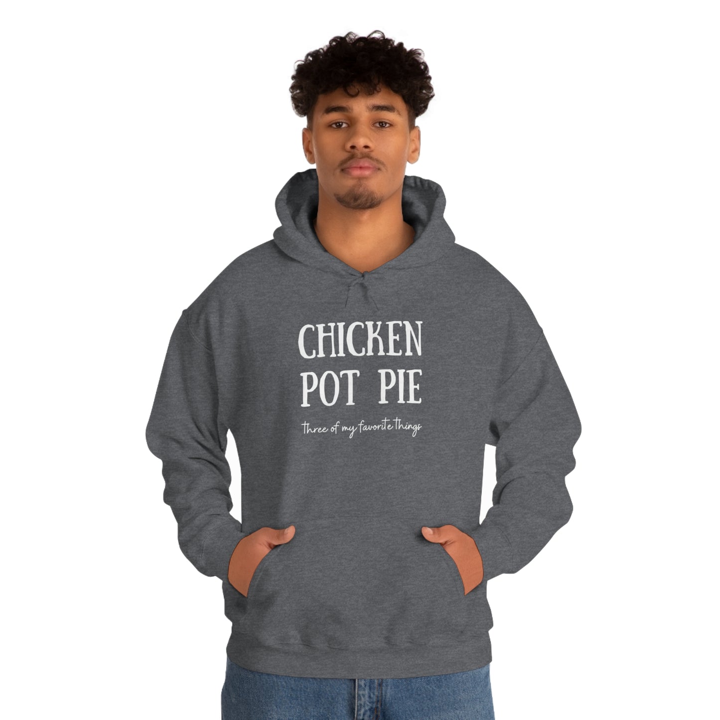 Chicken Pot Pie- Unisex Heavy Blend™ Hooded Sweatshirt