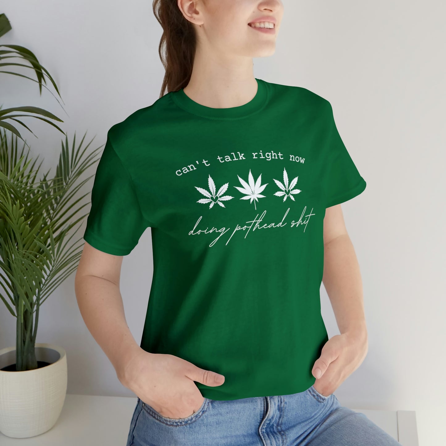 Doing Pothead Sh*t - Unisex Jersey Short Sleeve Tee