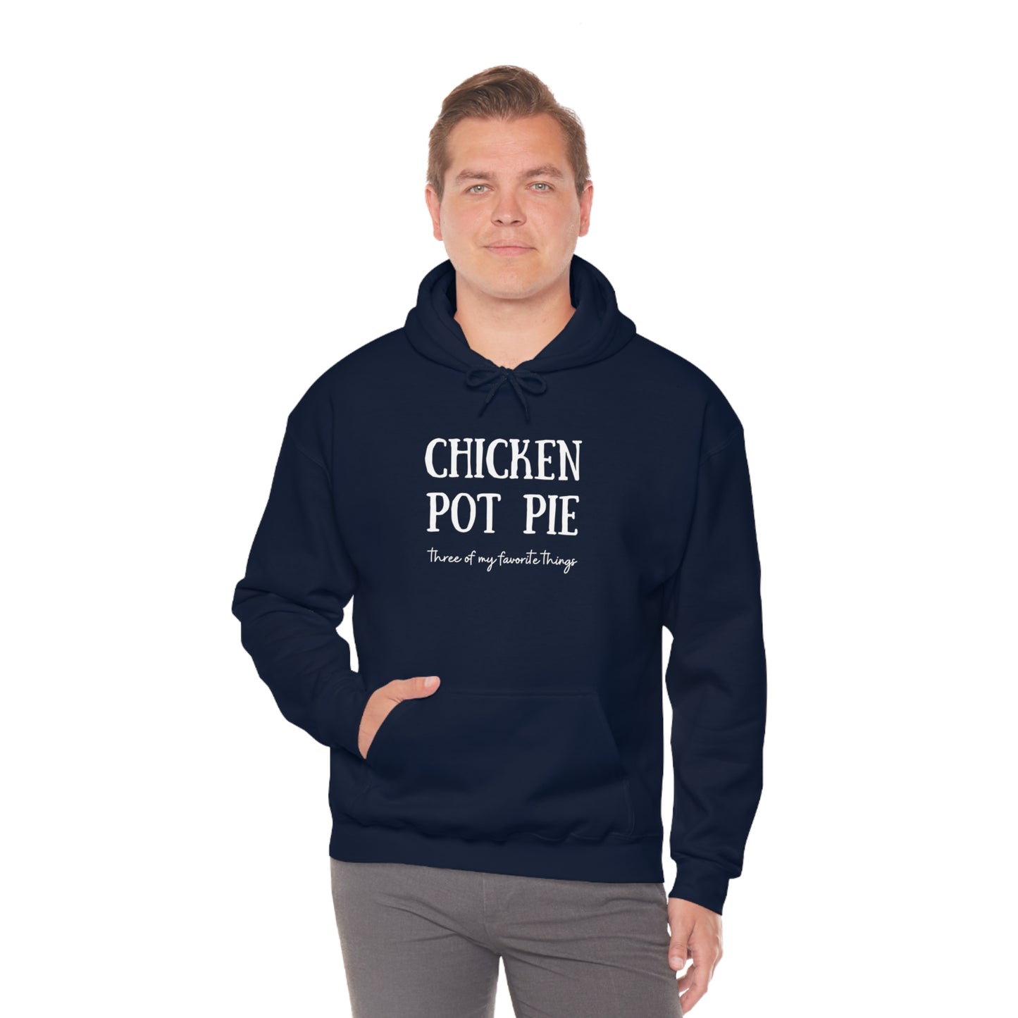 Chicken Pot Pie- Unisex Heavy Blend™ Hooded Sweatshirt