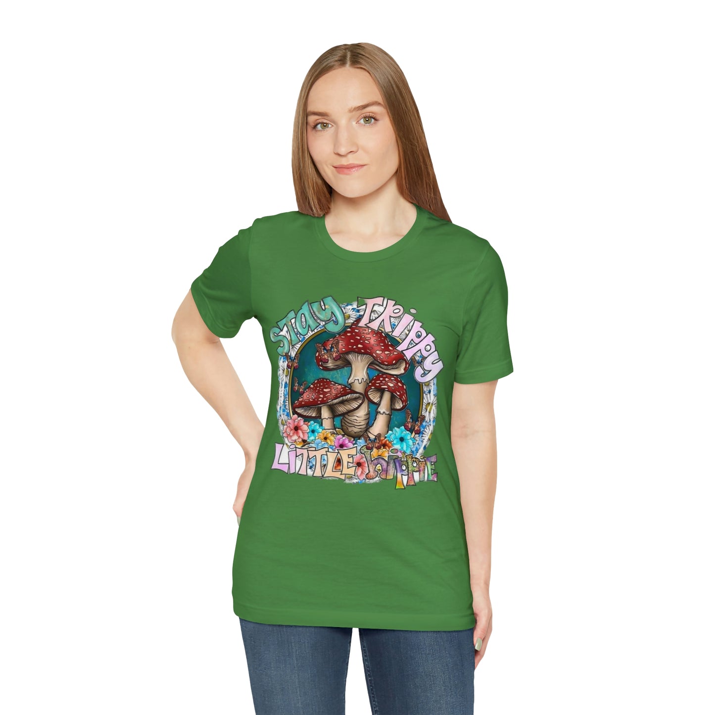 Stay Trippy Little Hippie- Unisex Jersey Short Sleeve Tee