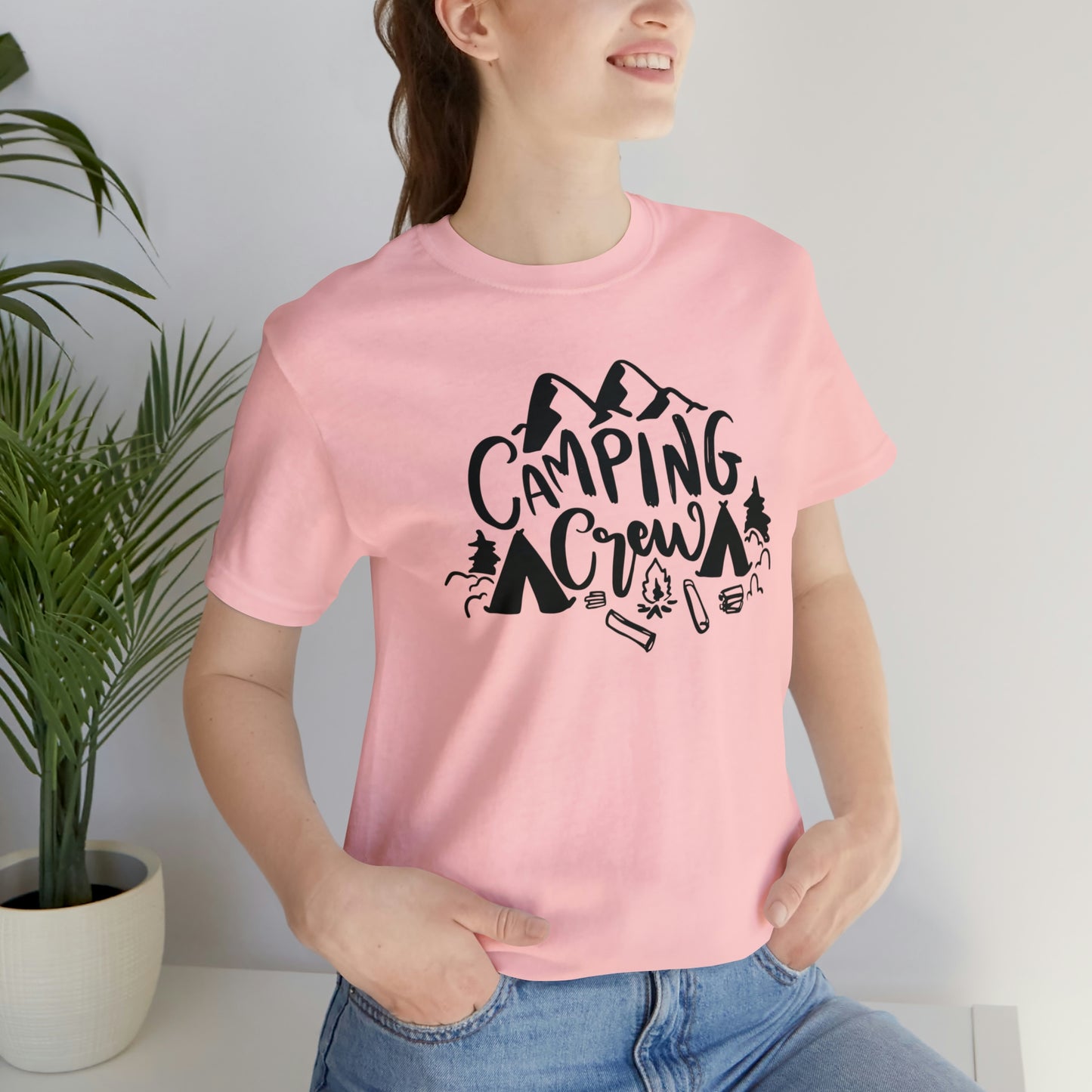 Camping Crew- Unisex Jersey Short Sleeve Tee