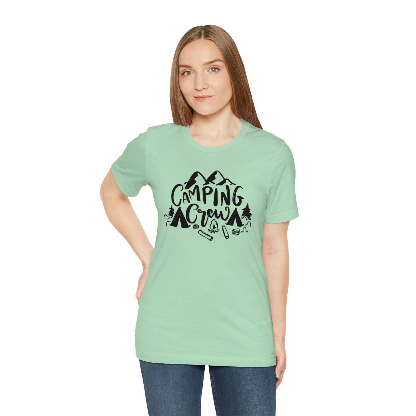 Camping Crew- Unisex Jersey Short Sleeve Tee