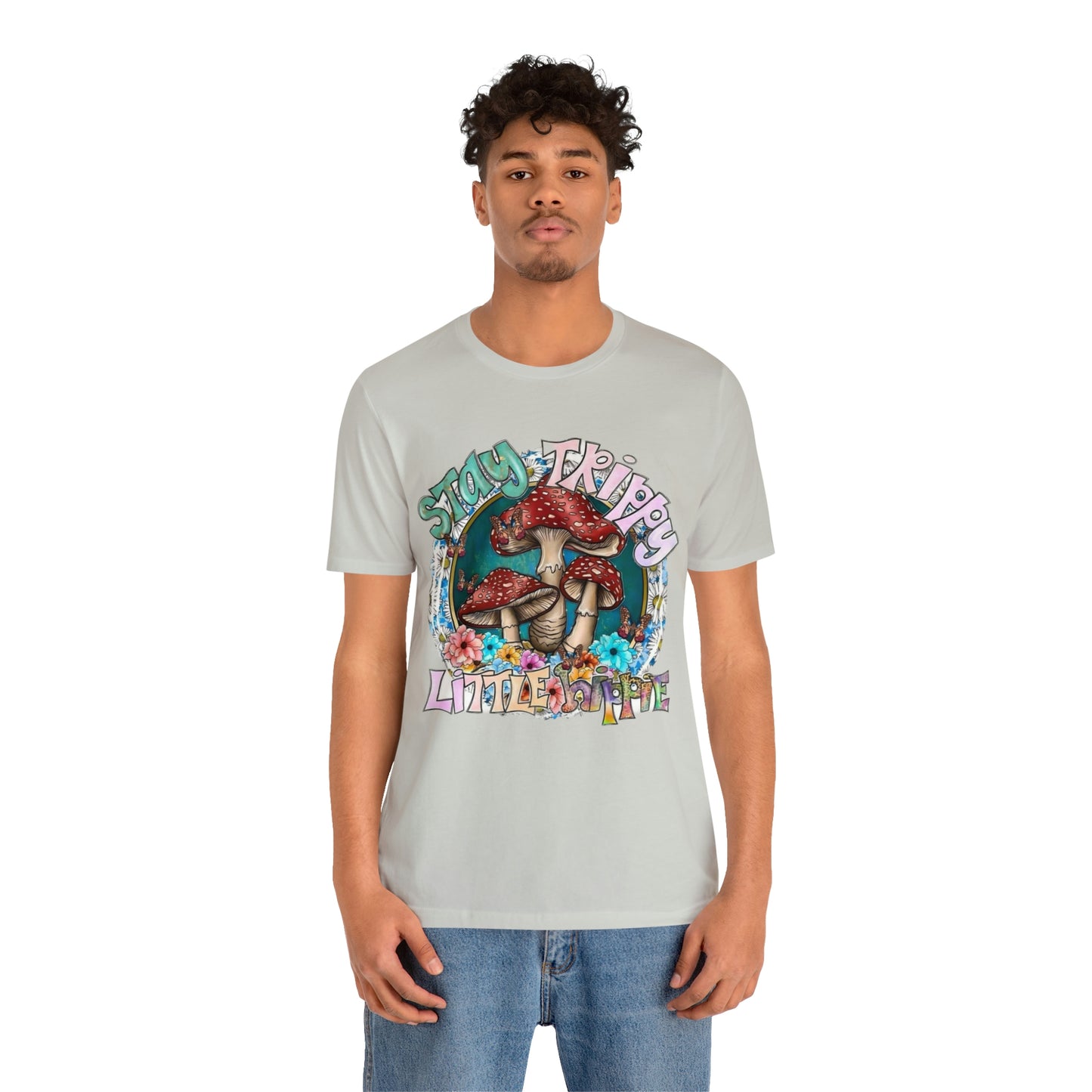 Stay Trippy Little Hippie- Unisex Jersey Short Sleeve Tee