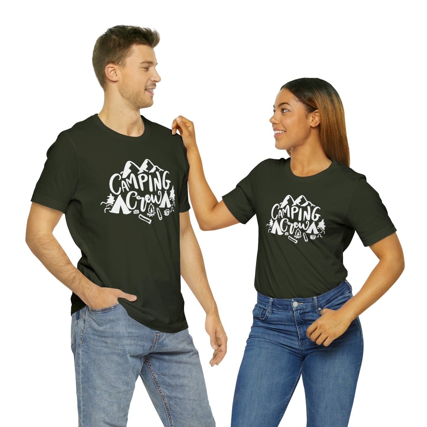 Camping Crew- Unisex Jersey Short Sleeve Tee