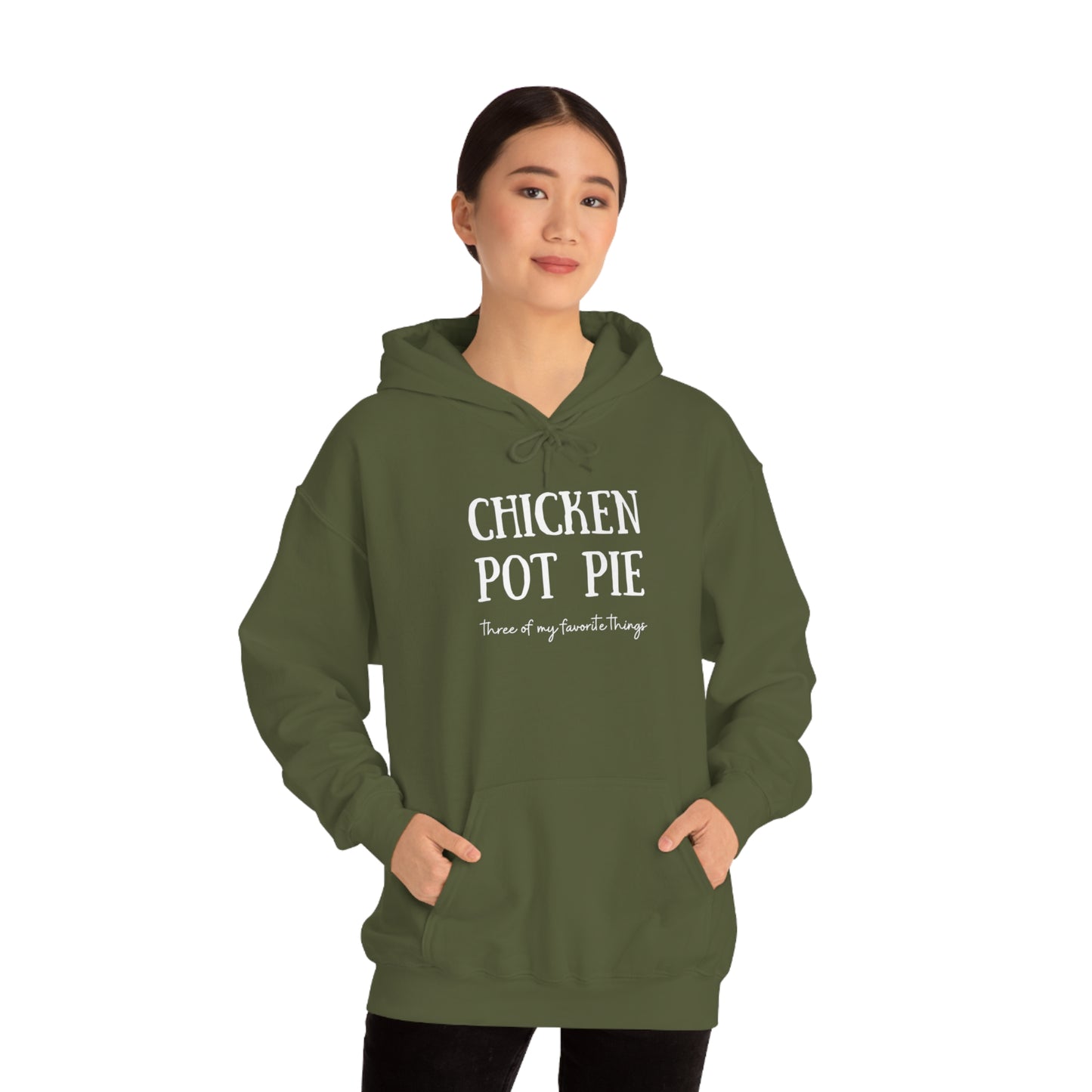 Chicken Pot Pie- Unisex Heavy Blend™ Hooded Sweatshirt